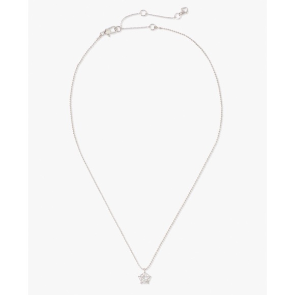 🆕 Kate Spade ♠️ New York Something Sparkly Star Mini Pendant Necklace NWT New! - Picture 3 of 5